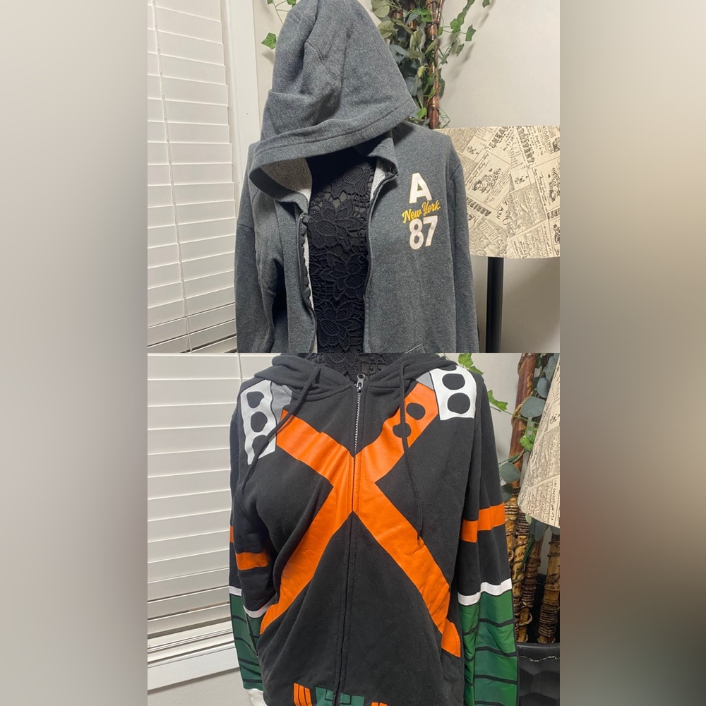 Lot of 2 Zip-Up Hoodies